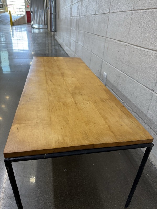 Paul McCobb Planner Group Birch and Iron Coffee Table or Bench, MCM gallery