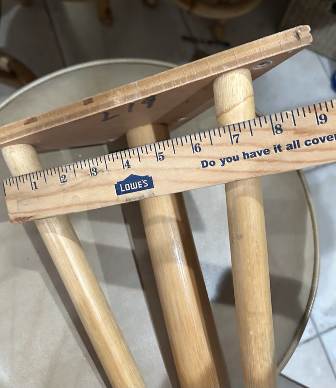Vintage Rattan 4 Table Legs 28" gallery
