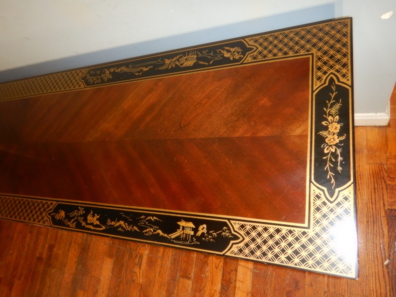 Vintage Et Cetera Drexel Chinoiserie Style Sofa Hall Console Table etcetera gallery