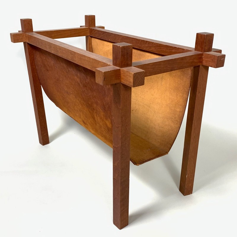 1960s Theodor Skjode Knudsen Magazine Rack For Atelje Forma Denmark Mid-Century