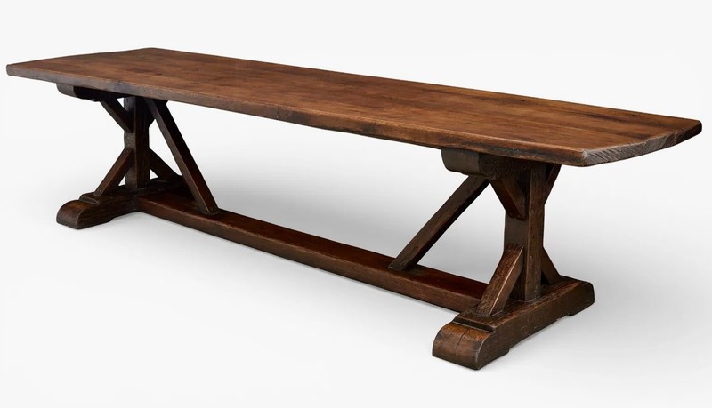 18th Century French Monastery 10ft Large Refectory Table