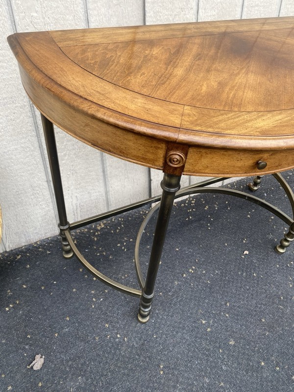 66431 Modern 1/2 Round Console Table Stand gallery