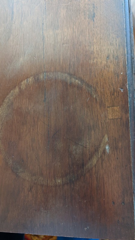 Antique 1690's Hand Made Drop Leaf Table Philadelphia gallery