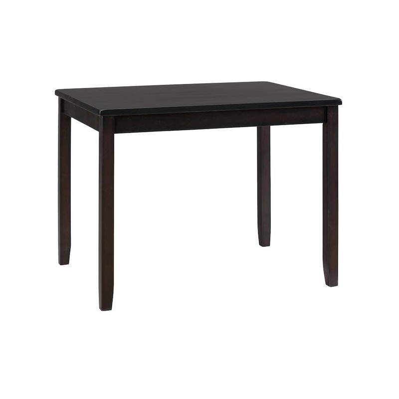 Five Piece Counter Height Dining Set - Table and 4 Faux Leather Stools gallery