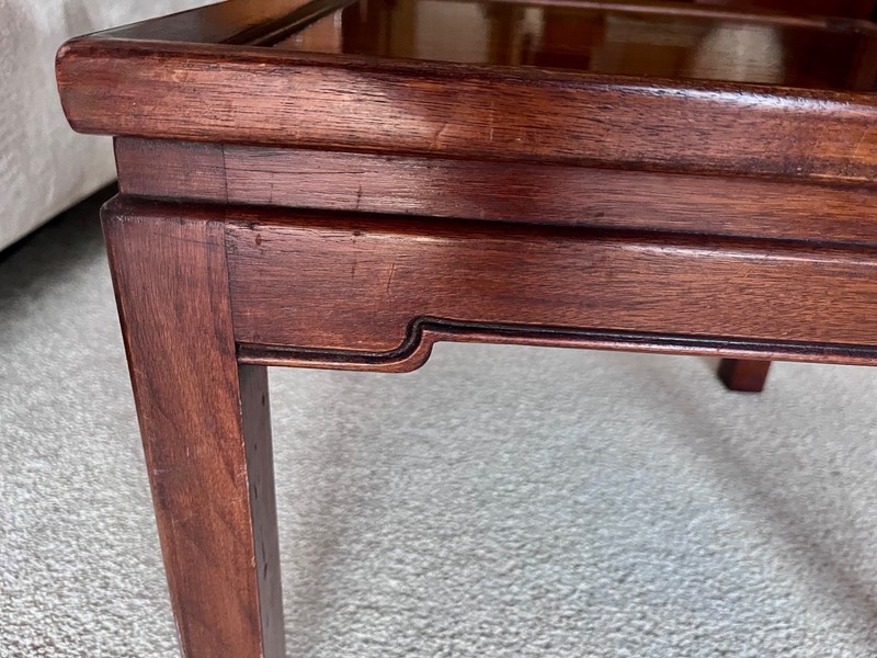 ASIAN MODERN VINTAGE SQUARE TABLE/STAND gallery