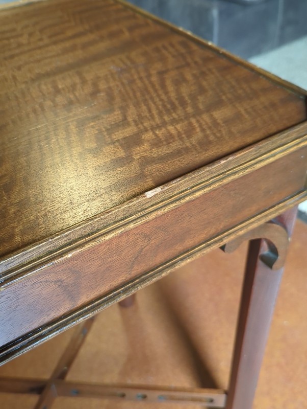 End Table Side Table MCM Mid Century Modern Oak gallery