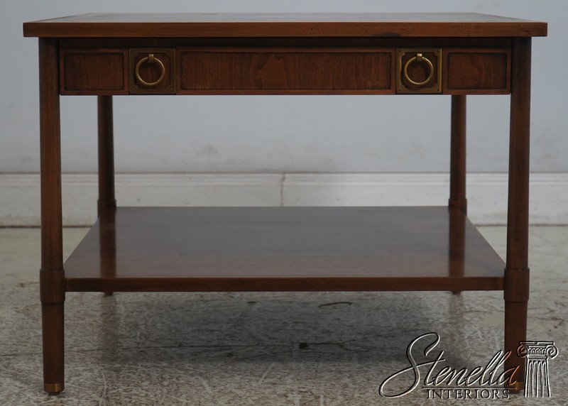 LF70943: Pair JOHN STUART Mid Century Modern Walnut End Tables gallery
