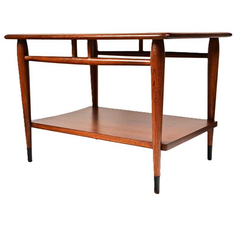LANE Original Vintage Signed Mid Century Modern Dovetail Accent End Coffee Table gallery
