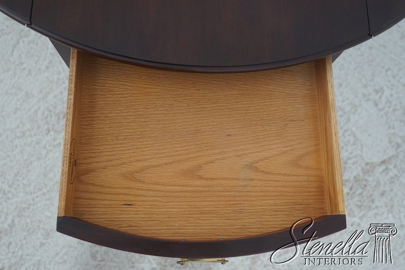 72246: HENKEL HARRIS Mahogany Dropleaf Pembroke Table gallery
