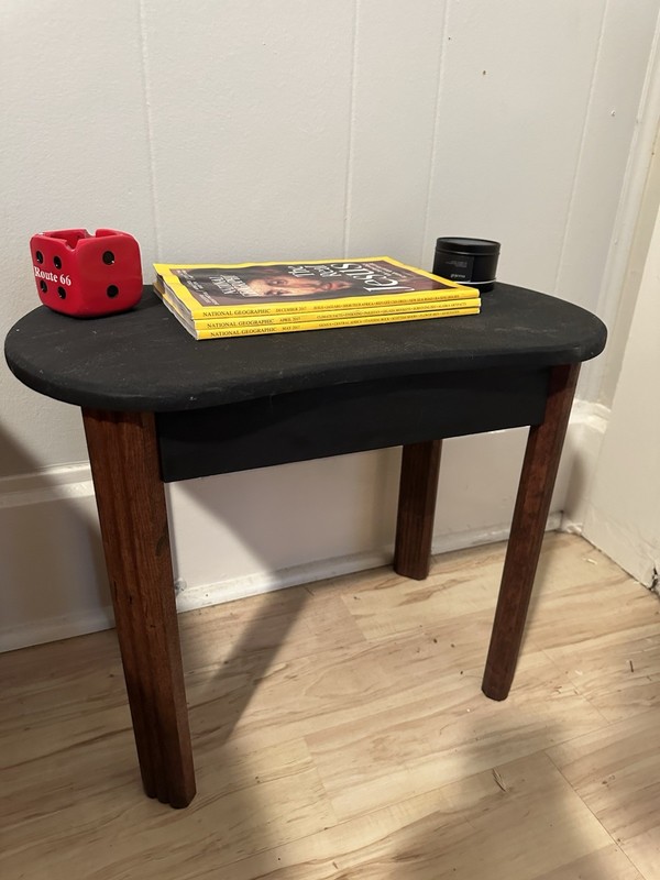 Vintage Mid-Century Table 1950s Handmade Harris Line Furniture gallery