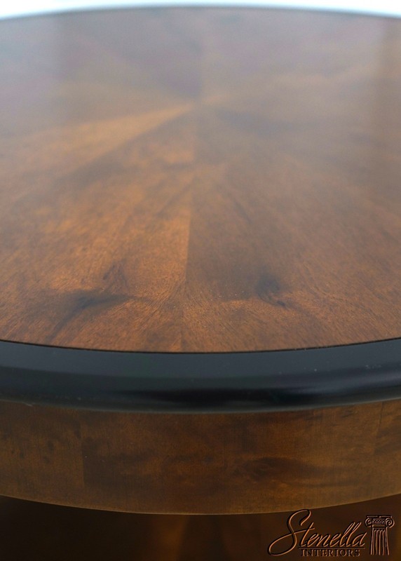 L71991: Pair French Empire Style Round Lamp Tables gallery