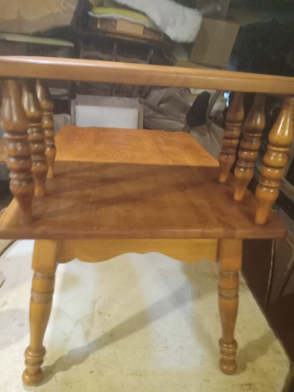 Mid Century Sprague & Carlton Step End Table / Side Table (SET-158) gallery