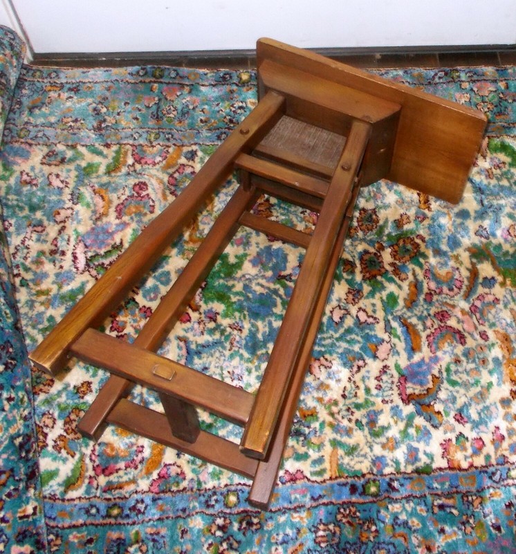 Vtg ACCENT SIDE TABLE CABIN Lodge Resort Pine Hand Crafted gallery