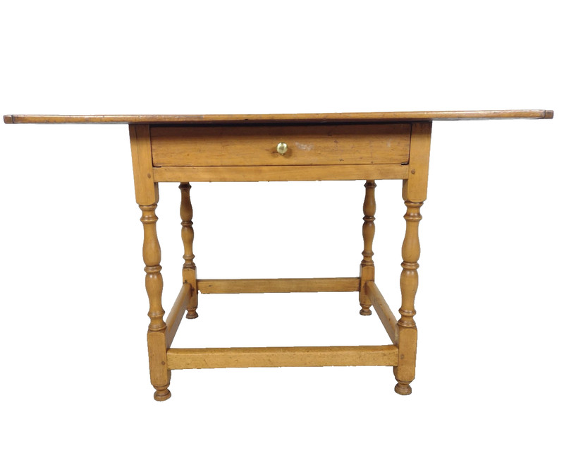 Antique Primitive New England tavern farm pub table farmhouse 1800s gallery