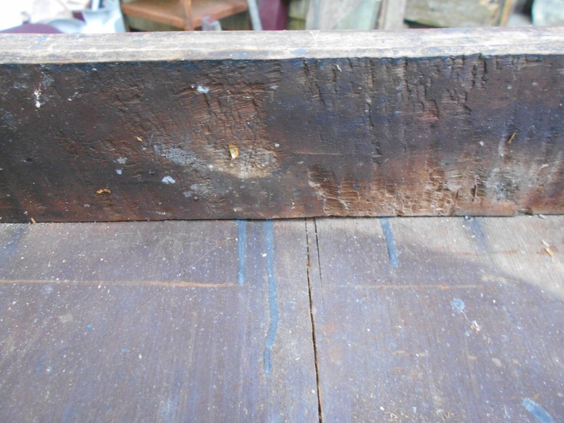 ANTIQUE COUNTRY HEPPLEWHITE SPLAY LEG STAND WITH FALSE DRAWER gallery