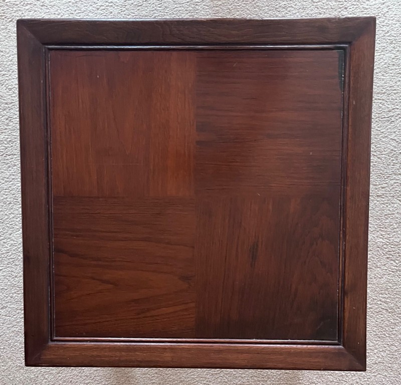ASIAN MODERN VINTAGE SQUARE TABLE/STAND gallery