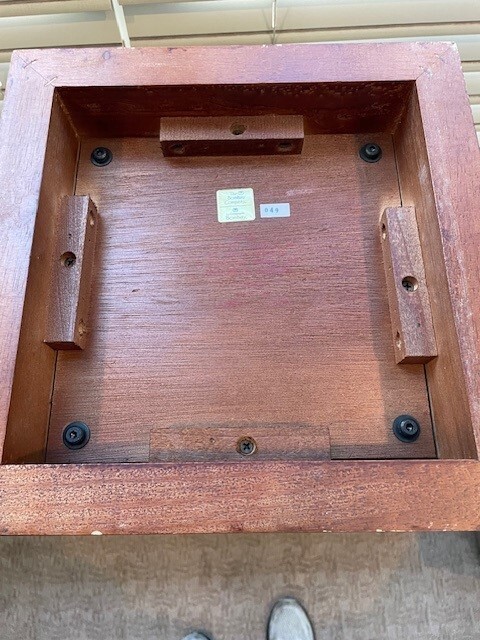 Bombay Company Plant or Statue Stand - Solid Mahogany gallery