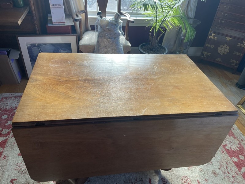 Fine Early Empire Drop Leaf Dining Table (Breakfast) Mahagony gallery