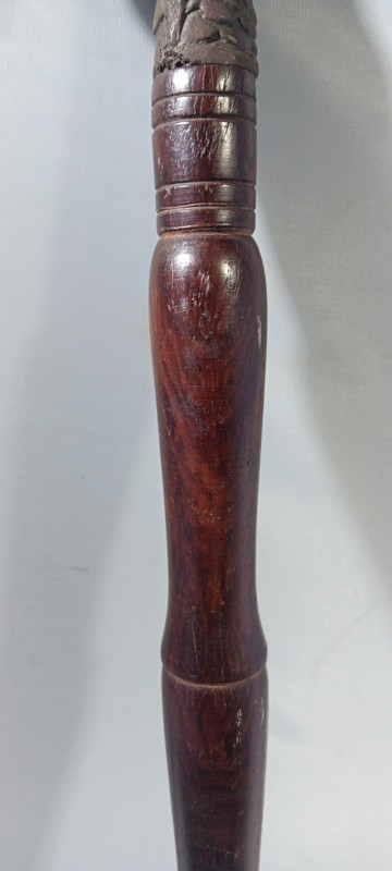Mahogany Brass Chinese Antique Small Cane gallery