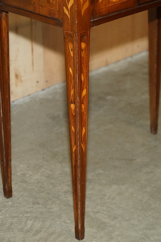 FULLY RESTORED CIRCA 1800 DUTCH MARQUETRY INLAID CHESS POKER GAMES CARDS TABLE gallery