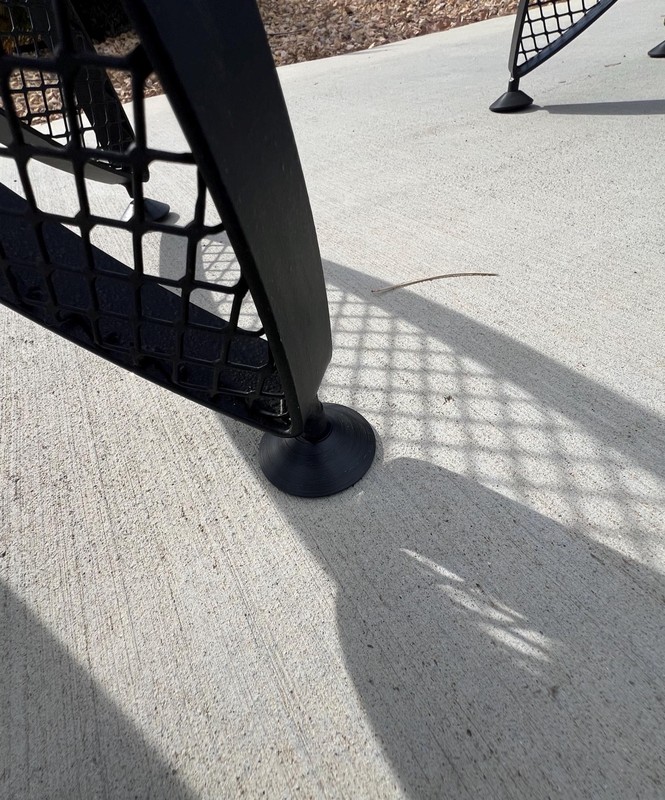 Mid-Century Modern Black Wrought Iron Butterfly Pair End Tables gallery
