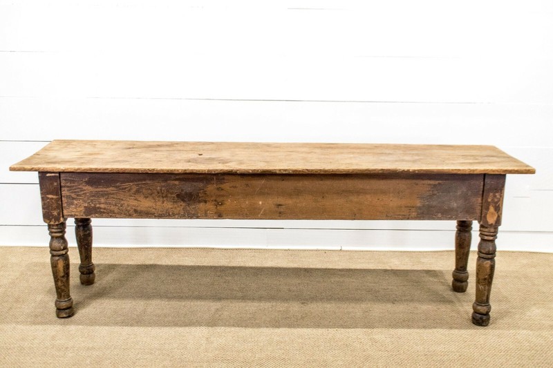 c.1900 Eight Foot Pennsylvania Work Table General Store Farm Table