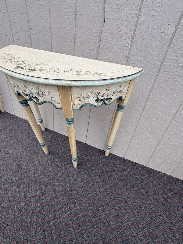 67049 Hand Painted Console Table Stand Sideboard Server gallery