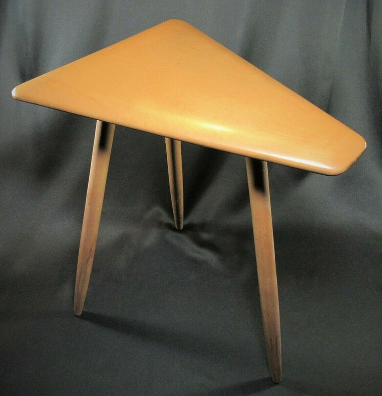 Mid-Century Modern CUSHMAN Cigarette or Side Table Signed ca.1950’s Rare Piece!