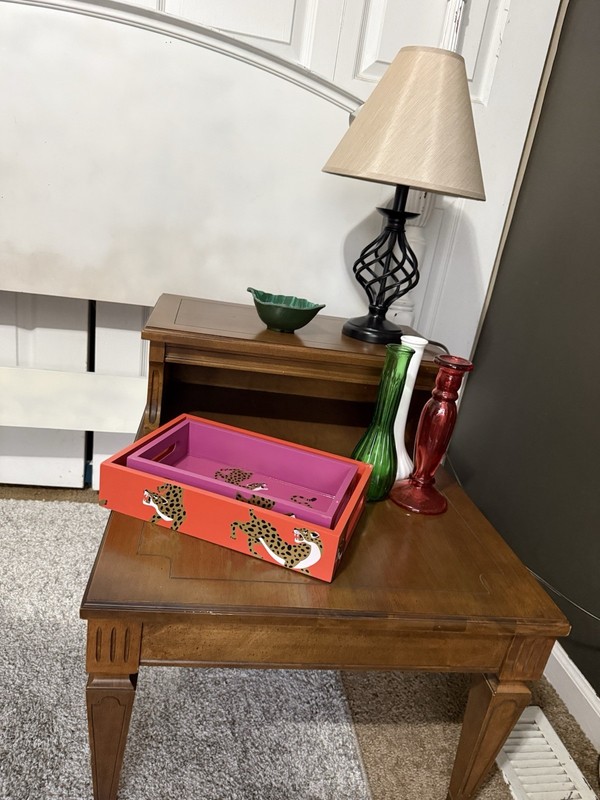 Pair Vintage Mersman End Tables Wood Side Tables Matching Set Pickup gallery
