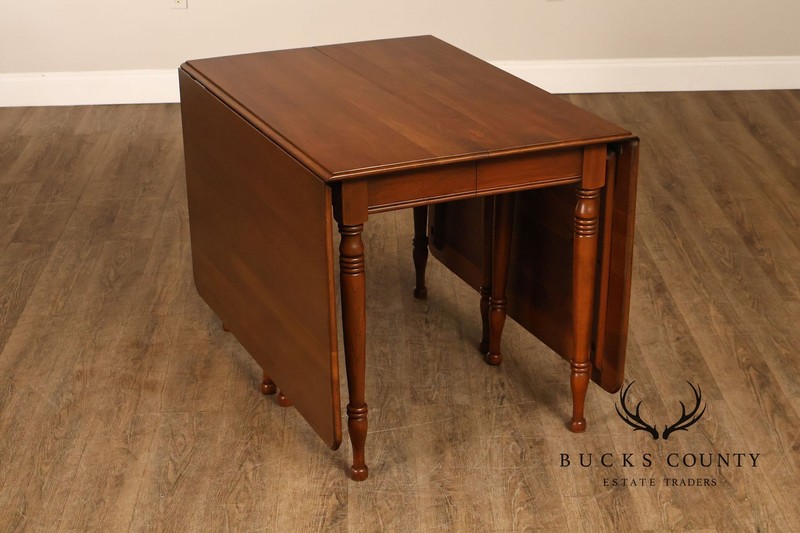 Pennsylvania House Cherry Drop Leaf Dining Table With Leaves gallery