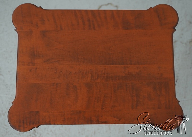 L72957: RIVER BEND Tiger Maple Country Side Table gallery