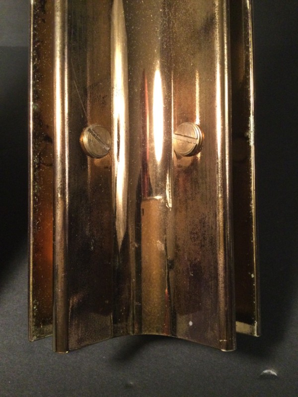 Vtg Mid Century Modern Leon Rosen for Pace Brass Plated Metal Table Hardware gallery