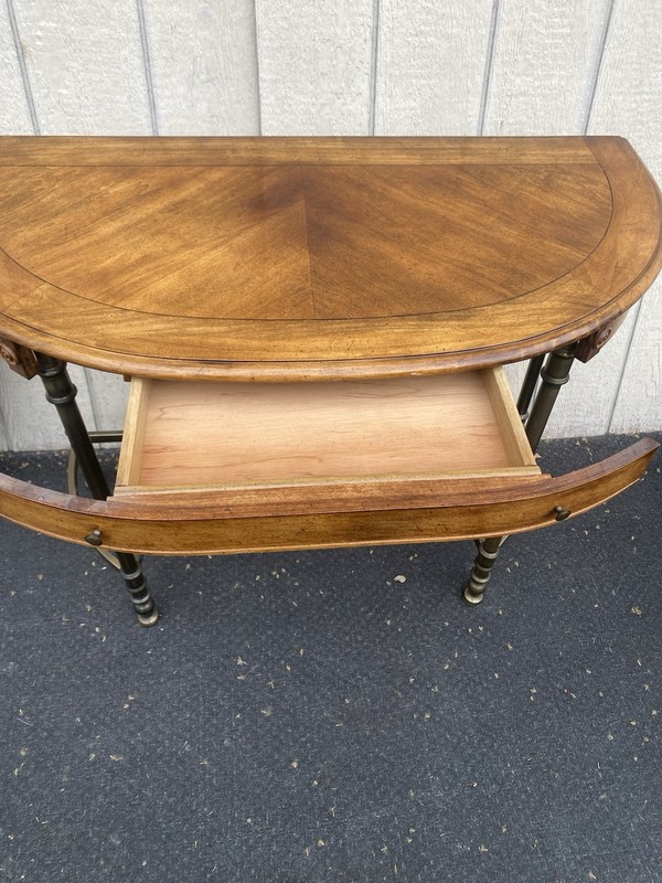 66431 Modern 1/2 Round Console Table Stand gallery