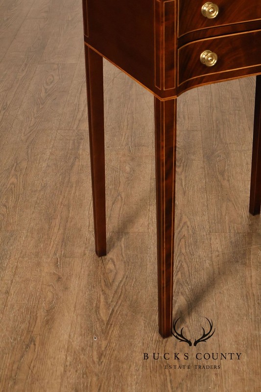 Stickley Colonial Williamsburg Mahogany Inlaid Federal Style End Table gallery