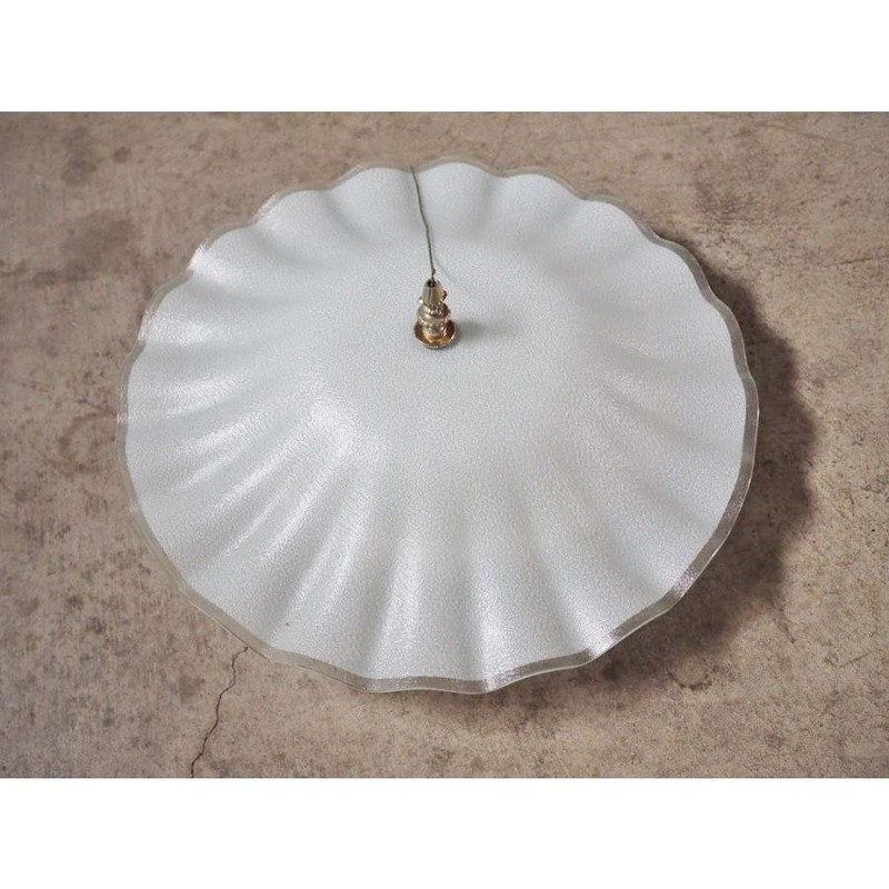 Used Japanese Glass Lampshade Koro-ten Exhibition 15cm (5.9in)