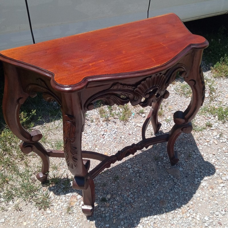 Teak Carved Entry Table / Side Table (ENT61)