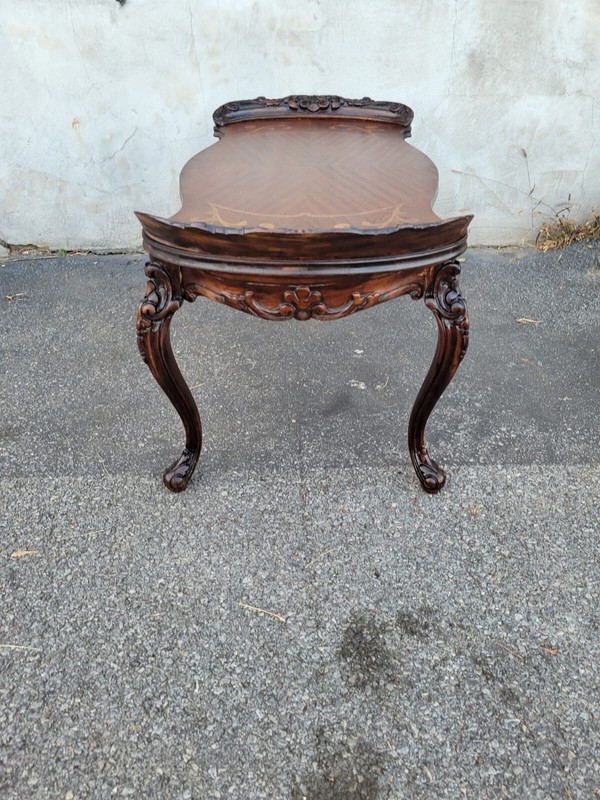 1930s Italian Beechwood Coffee Table – Hand-Carved, Classic Design gallery