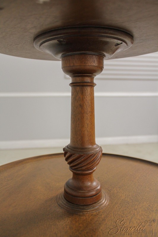 59280EC: KITTINGER Colonial Williamsburg CW-25 3 Revolving Tier Table gallery