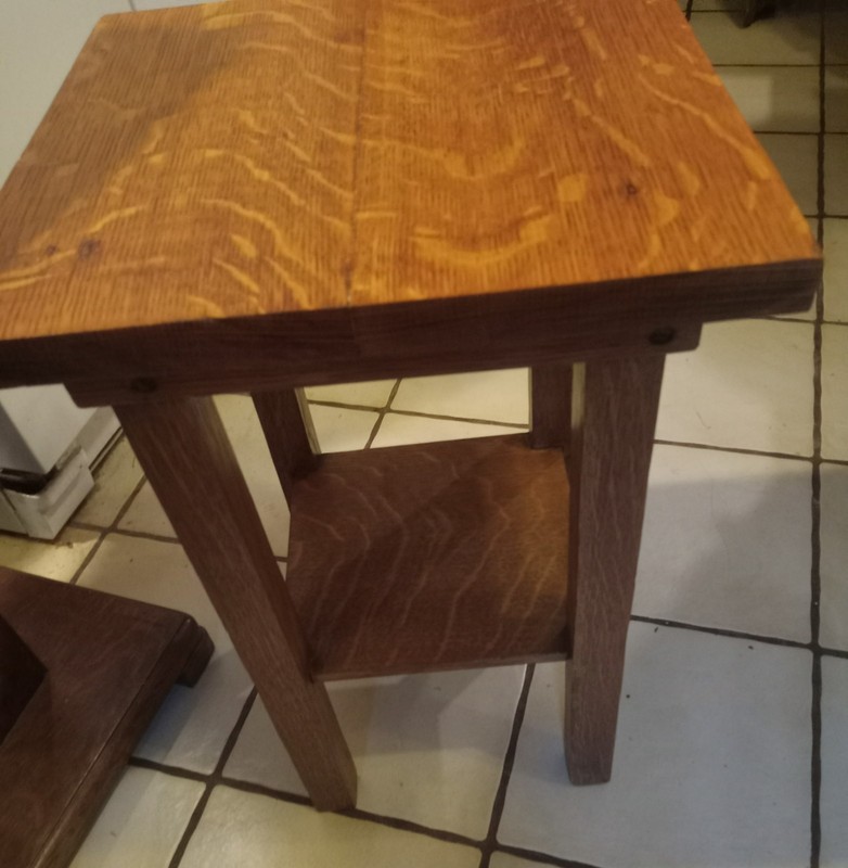 Quartersawn Oak Plant Stand gallery