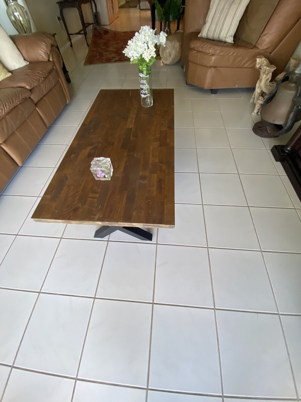 Butcher block coffee table gallery
