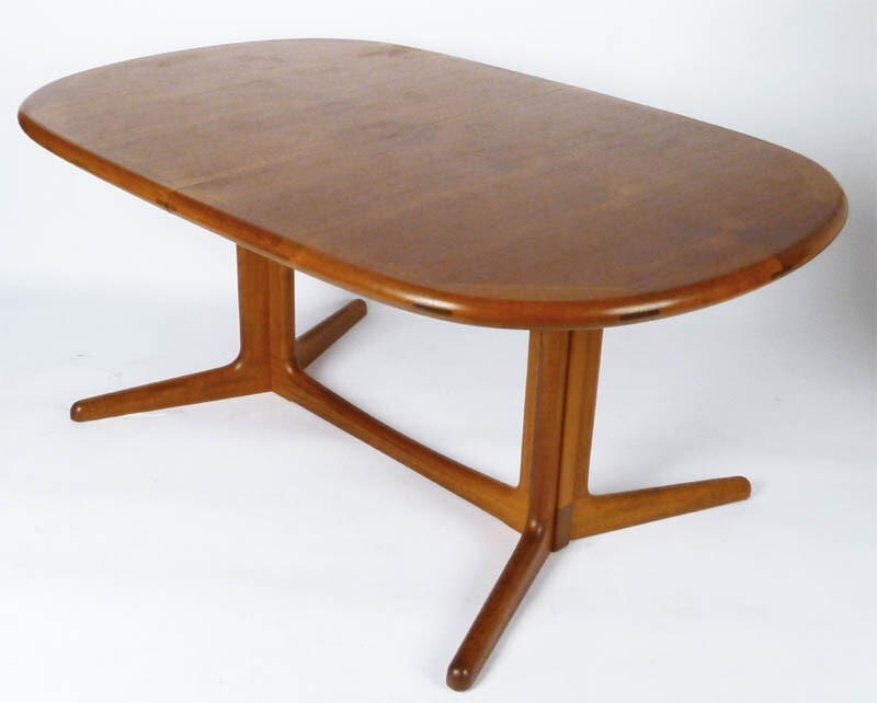 valentinsen MCM Danish Dining Table Teak Table Top Solid 3/4" lumber gallery