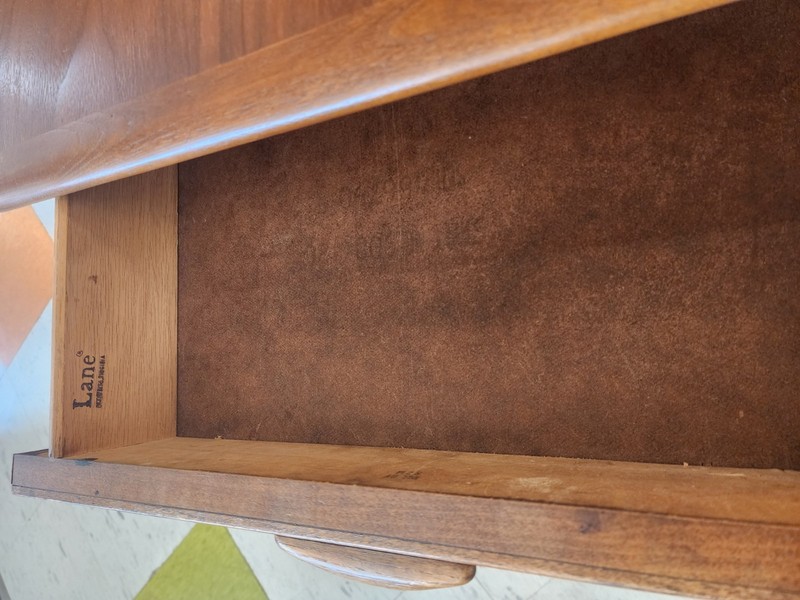 Vintage Single Drawer Lane Side Table/ nightstand. gallery