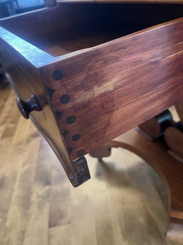 Antique American Empire Drop-Leaf Table gallery