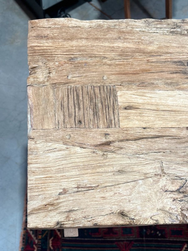 Reclaimed Wood Console Table, Mortise and Tenon Joinery gallery