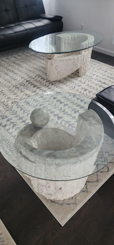 Magnussen 3 table set Tessilated Mactan Stone gallery