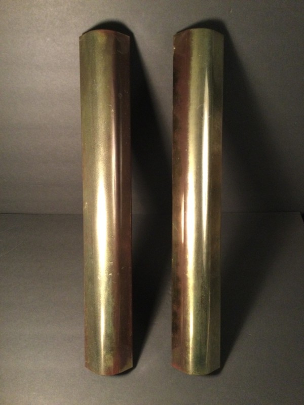 Vtg Mid Century Modern Leon Rosen for Pace Brass Plated Metal Table Hardware