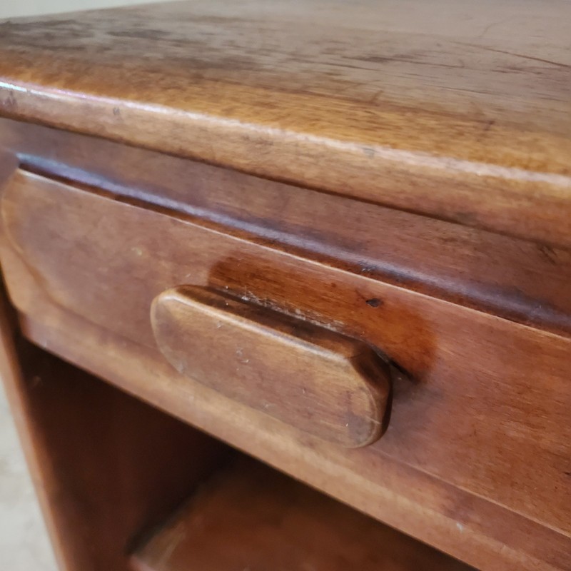 Cushman Colonial Creation Maple Nightstand 079 Vintage 1940 RARE gallery