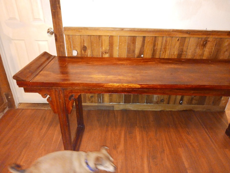 Vintage Baker Furniture Walnut Console Table