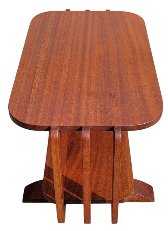 Streamline Mid Century Modern Teak Side End Table Gilbert Rhode Herman Miller? gallery