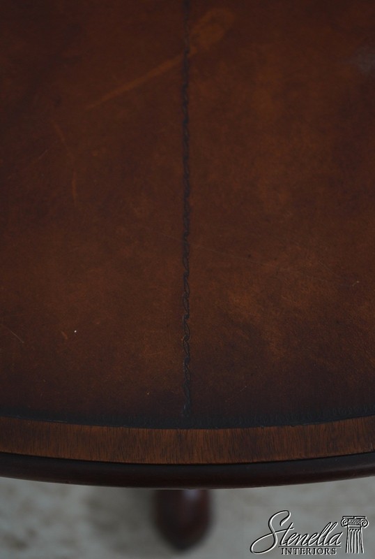 L72263: KITTINGER Colonial Williamsburg CW-41 Leather Top Tilt Games Table gallery